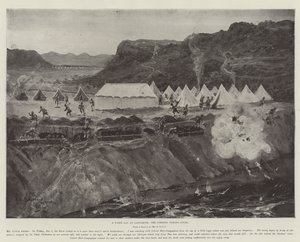 Ein warmer Tag in Ladysmith, die Gordons suchen Deckung von Henry Charles Seppings Wright